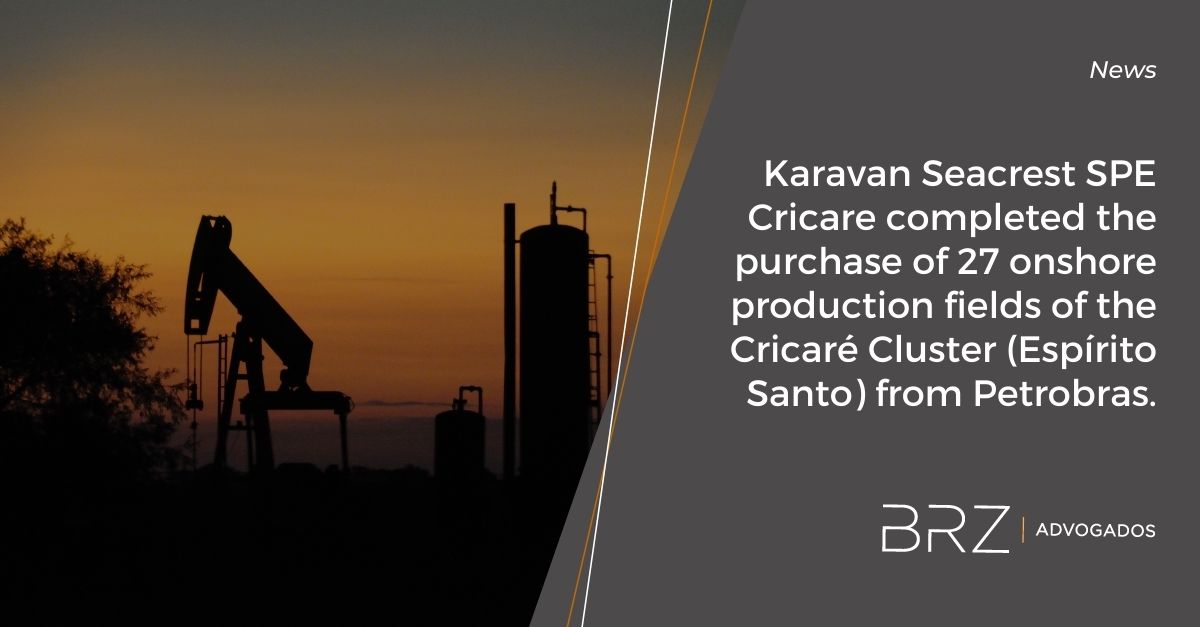 Petrobras sells Cricaré Cluster in Brazil to Karavan Seacrest